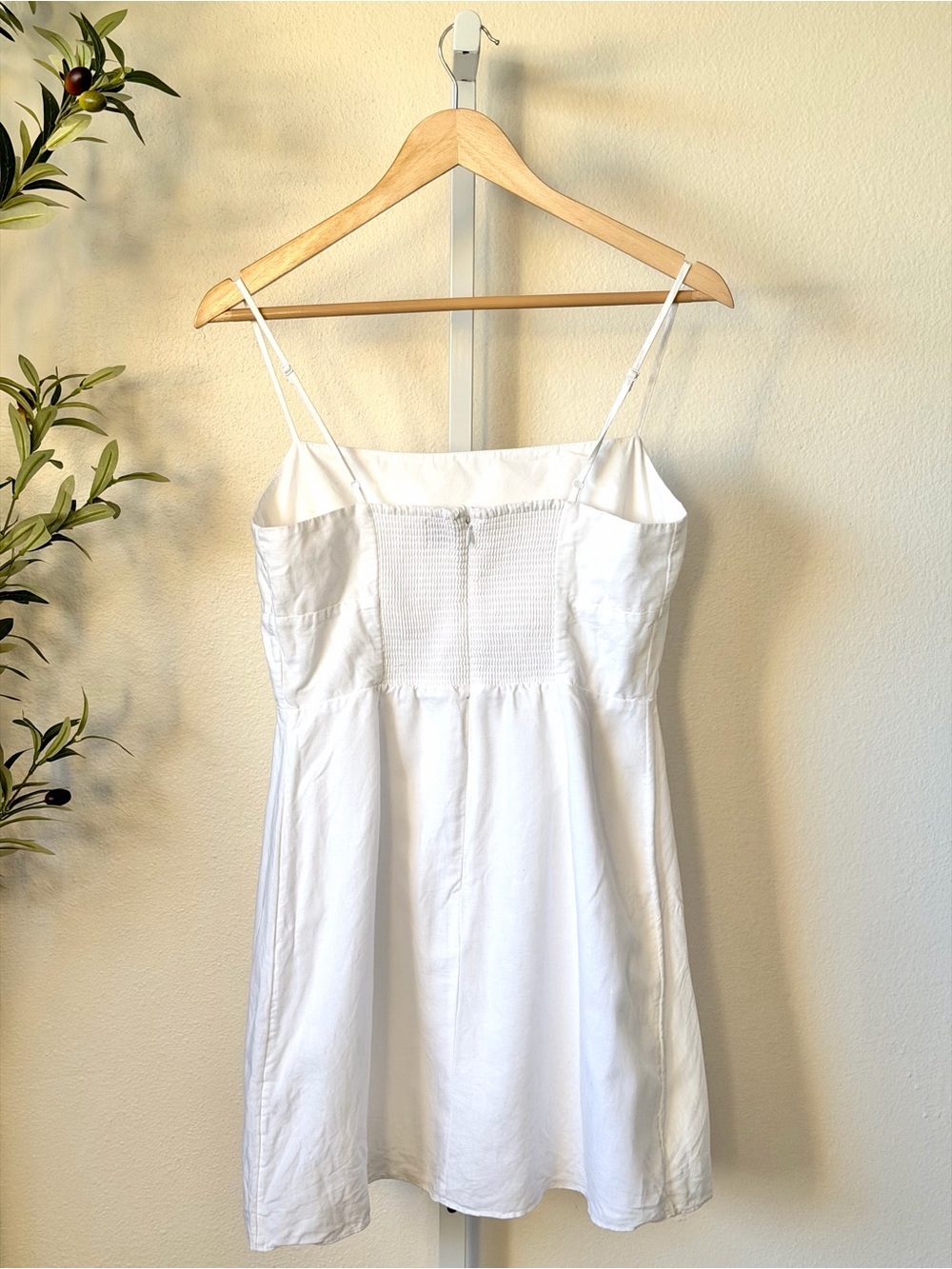 Aritzia Sunday Best Quaint Linen Organic Cotton Dress M - Picture 6 of 11